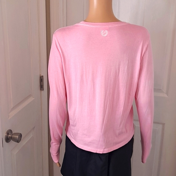 Pink by Victoria's Secret Pink Long-Sleeved Campus T-Shirt - Picture 3 of 5